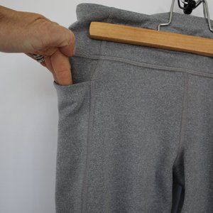 Athleta Trust Fall Tight, girl's sz L/12, heather gray